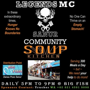 Legends MC Bali Community Soup Kitchen